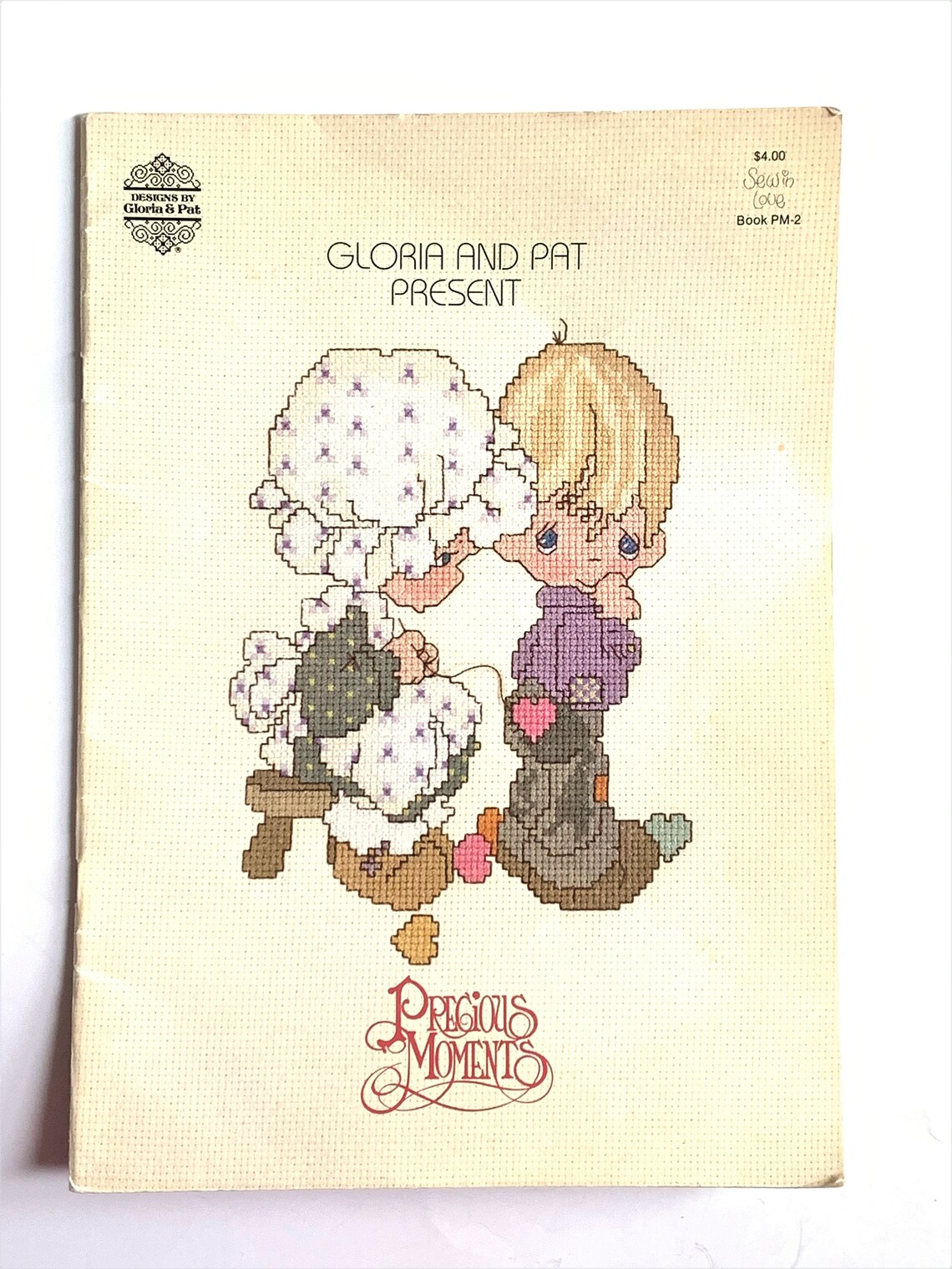 Vtg SEW in LOVE Precious Moments Cross Stitch Pattern Book 2. Etsy