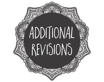 Additional Revisions - Extra Revision Add On