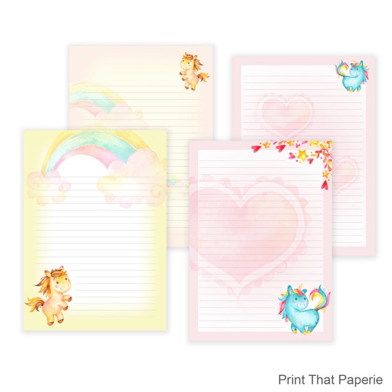 Unicorn Letter Writing Set