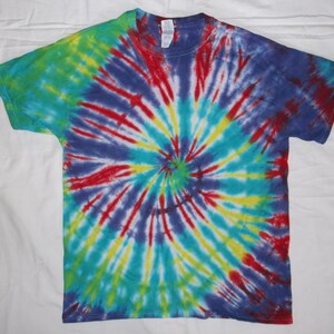 Adult Large Spiral Tie-Dye T-Shirt (Free Shipping!)