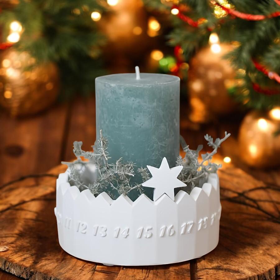 Silikonformen Stern & Zahlen 1-24 - DIY Gießformen Für Gips & Kerzen