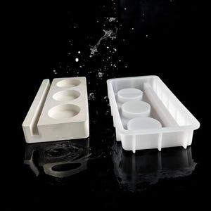 Casting mold, candle holder, suitable for inserts, silicone casting mold, insert for tealight holders image 5