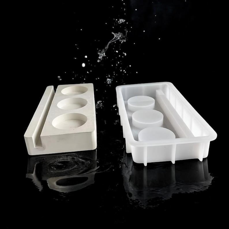 Casting mold, candle holder, suitable for inserts, silicone casting mold, insert for tealight holders image 5