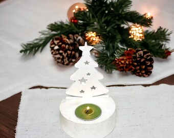 Silikonform, Einschieber, Weihnachtbaum, für Teelichthalteplatte, Romantisch, Gemütlich