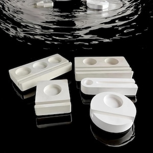 Casting mold, candle holder, suitable for inserts, silicone casting mold, insert for tealight holders image 1