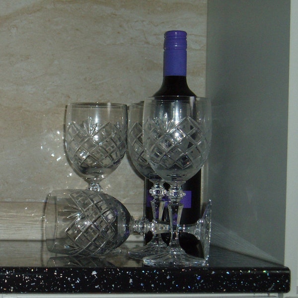 Lead Crystal Glasses Etsy UK