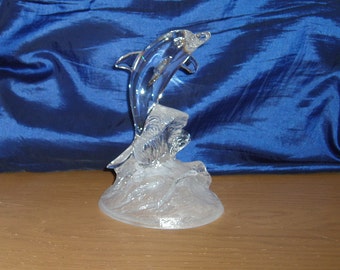 Vintage Crystal Dolphin