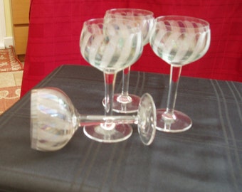 Vintage Sherry Goblets   -   REDUCED