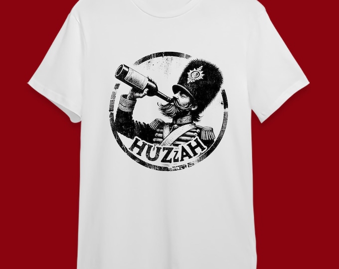 Huzzah T-Shirt – Vintage Military Graphic Tee | Revellers Apparel