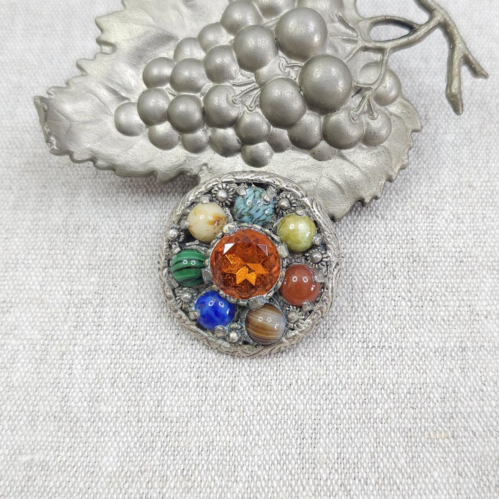 ビンテージ ブローチ兼ペンダント 希少 Miracle Jewellery ビンテージ ブローチ兼ペンダント 希少 Miracle Jewellery