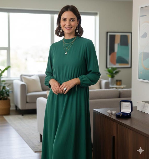 109 Large Statement Ring – Silver Plated Textured… - image 4