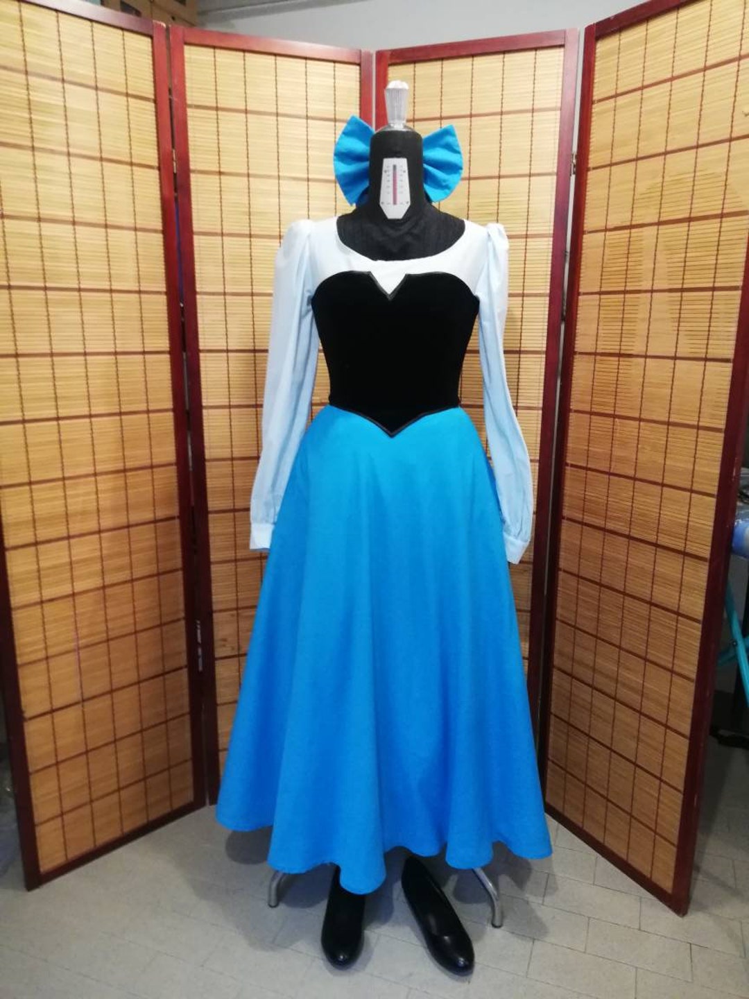 Ariel the Little Mermaid Dress Blue Cosplay Costume Etsy