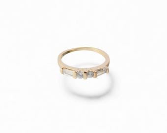 Elegantes anillos chapados en oro de 18k para un estilo atemporal - Chic para el glamour diario - Regalo de Navidad - Anillos de joyería