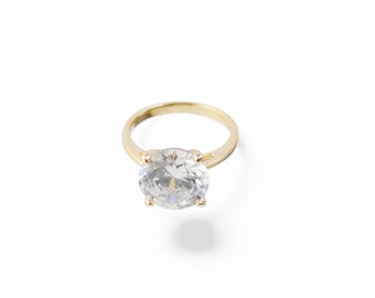 Elegantes anillos chapados en oro de 18k para un estilo atemporal - Chic para el glamour diario - Regalo de Navidad - Anillos de joyería