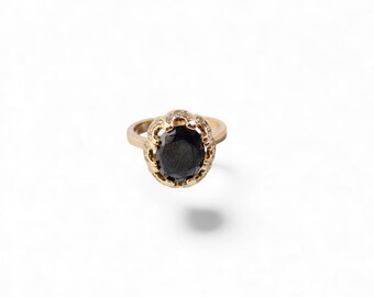 Elegantes anillos chapados en oro de 18k para un estilo atemporal - Chic para el glamour diario - Regalo de Navidad - Anillos de joyería
