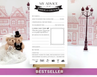 Image 1 for Marriage Advice Cards Templates