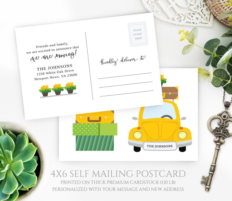 Paper Personalized We Are Moving Postcards Printed Funny Moving Announcement Change Of Address Cards Paper Party Supplies