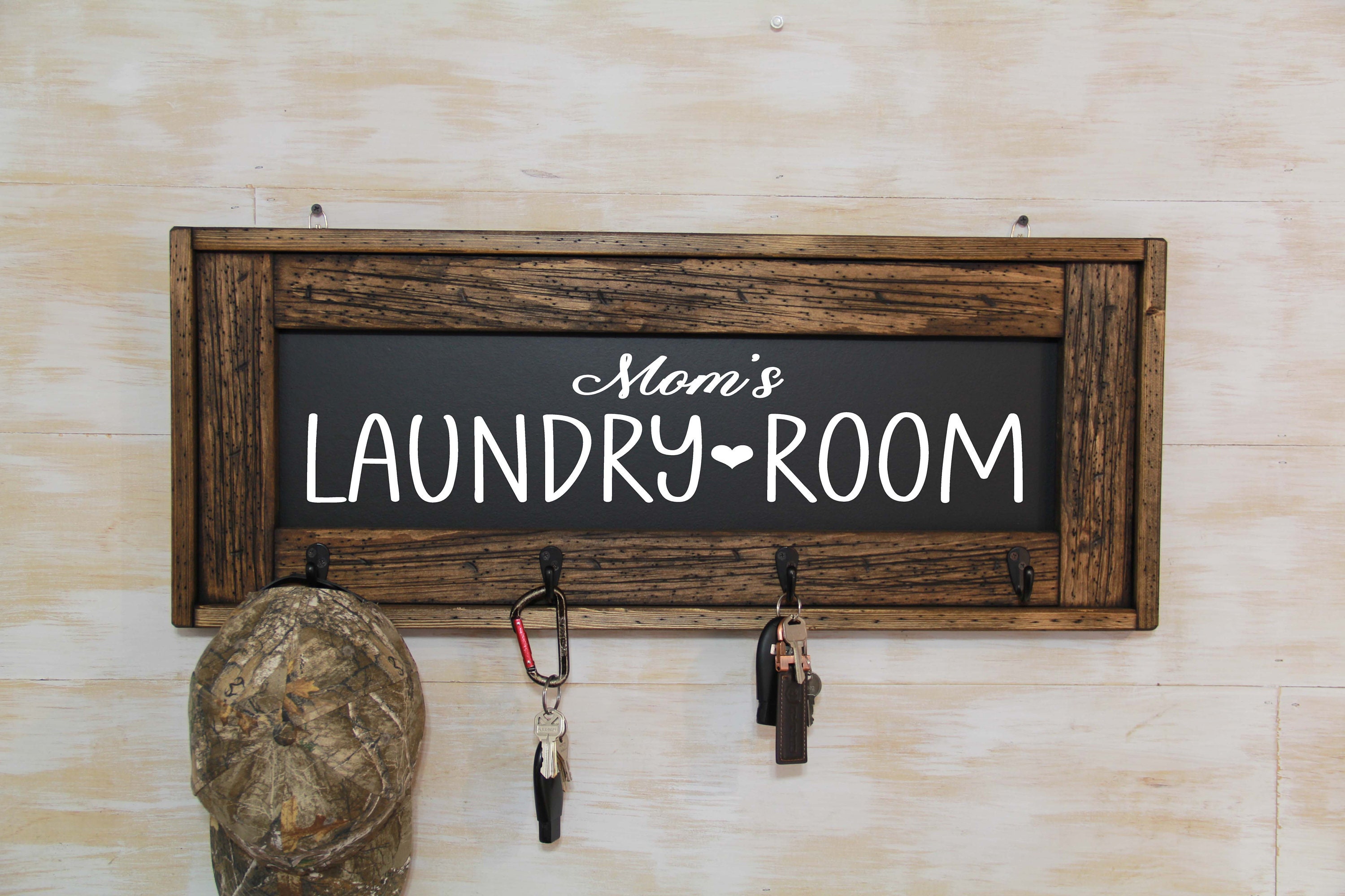 Cartel personalizado de la lavandería letrero de la | Etsy