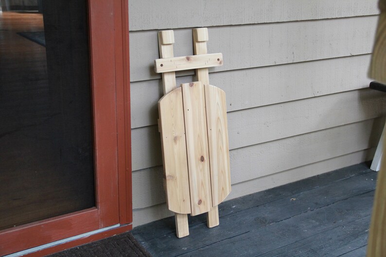 Wooden Sled Diy Christmas Wooden Sled Christmas Porch Etsy
