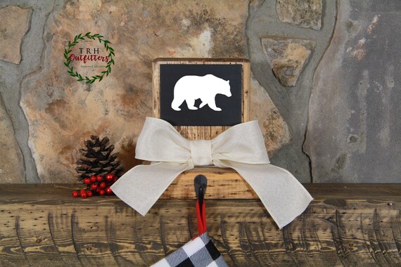 mama bear christmas stocking