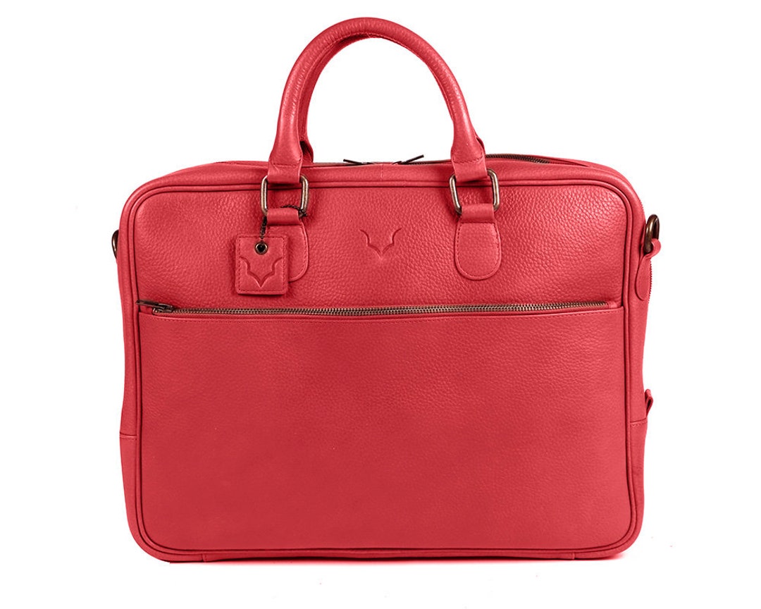 Fox Archer Briefcase wild Red Briefcase / Messenger / Laptop Bag Etsy