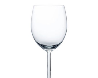 Aangepaste witte wijn glas