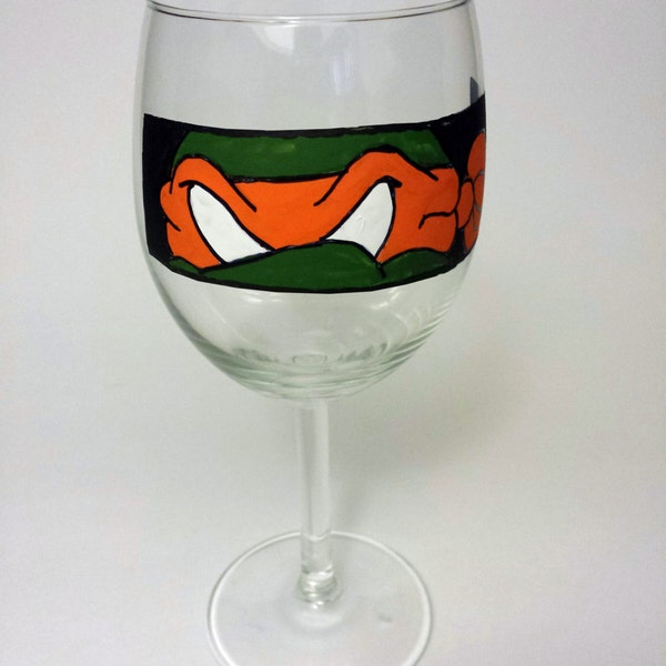 Teenage Mutant Ninja Turtles - Handpainted Glasses Single