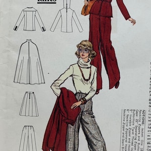 Vintage 70s Vogue 1160 Sewing Pattern Anne Klein American - Etsy