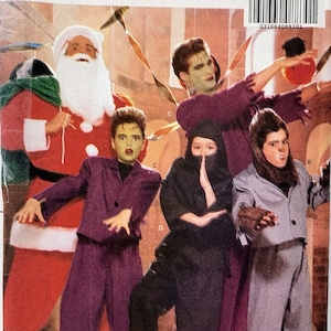 Butterick 5042 Mens/Teen Halloween Costumes Frankenstein Monster Wearwolf Ninja Santa Claus Vintage Sizes XS-XL Chest 30-44”  UNCUT Ff