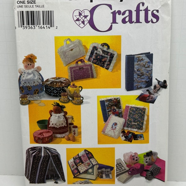 Simplicity 9339 Craft Sewing Pattern Make Your Own Fabric Covers for  Bird Cage Sewing Machine Computer Mouse Casseroles and Books