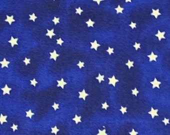 Patriottische katoenen stof marineblauw met sterren One Yard Amerikaanse vlag kleine sterren
