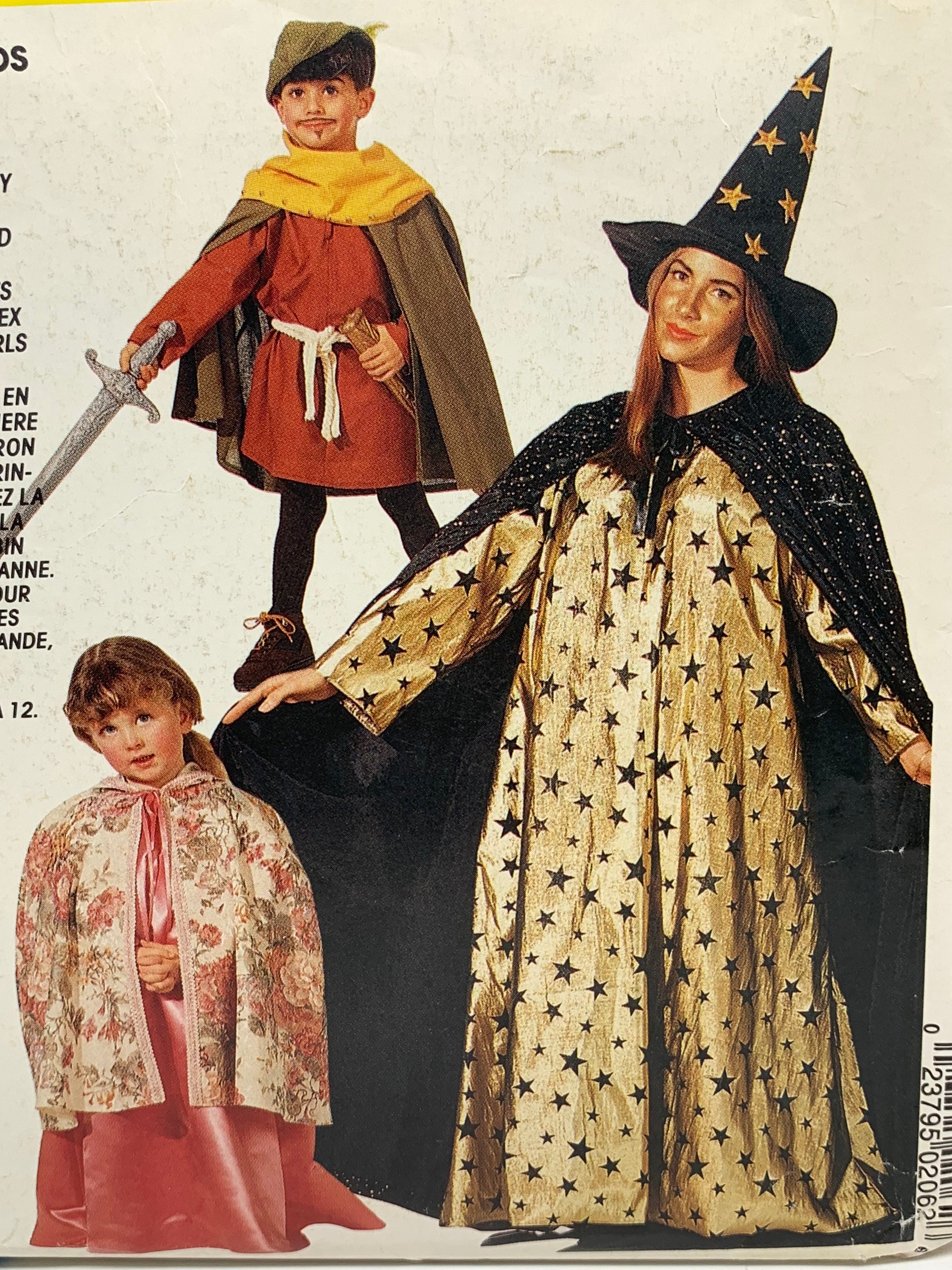 Disfraces de Halloween fáciles de hacer en 2 horas Patrón de costura de  bruja, mago, parca, Caperucita Roja, mago, Robin Hood McCall's P206 6680  tallas S-XL - Etsy México, image size:2244x2992