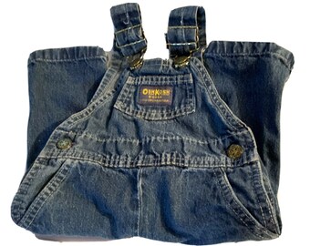 ヴィンテージ OshKosh B'gosh デニムオーバーオール 18ヶ月使用