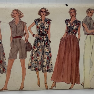  Butterick 4396 Sewing Pattern Misses Full Figure Tops