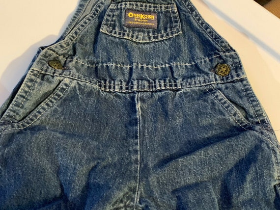 VTG Oshkosh B’gosh Vestbak Denim Overalls Bib 18 … - image 8