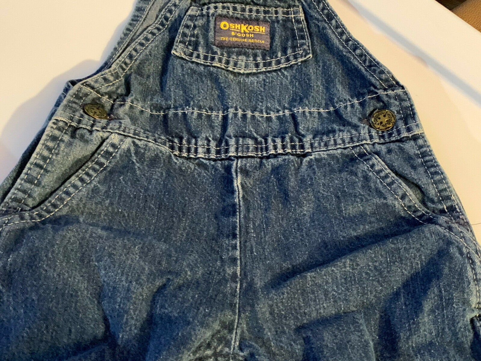ヴィンテージ OshKosh B'gosh デニムオーバーオール 18ヶ月使用