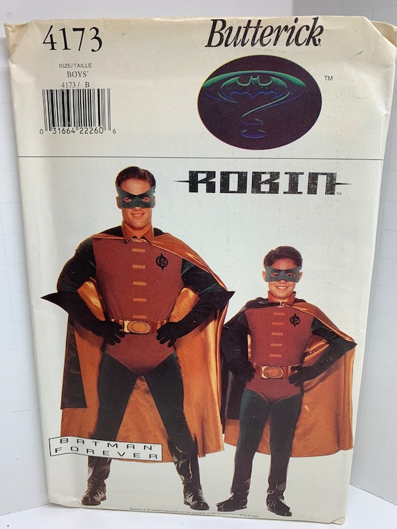 Adulto o bambino Batman Forever Robin Halloween Costume Supereroe