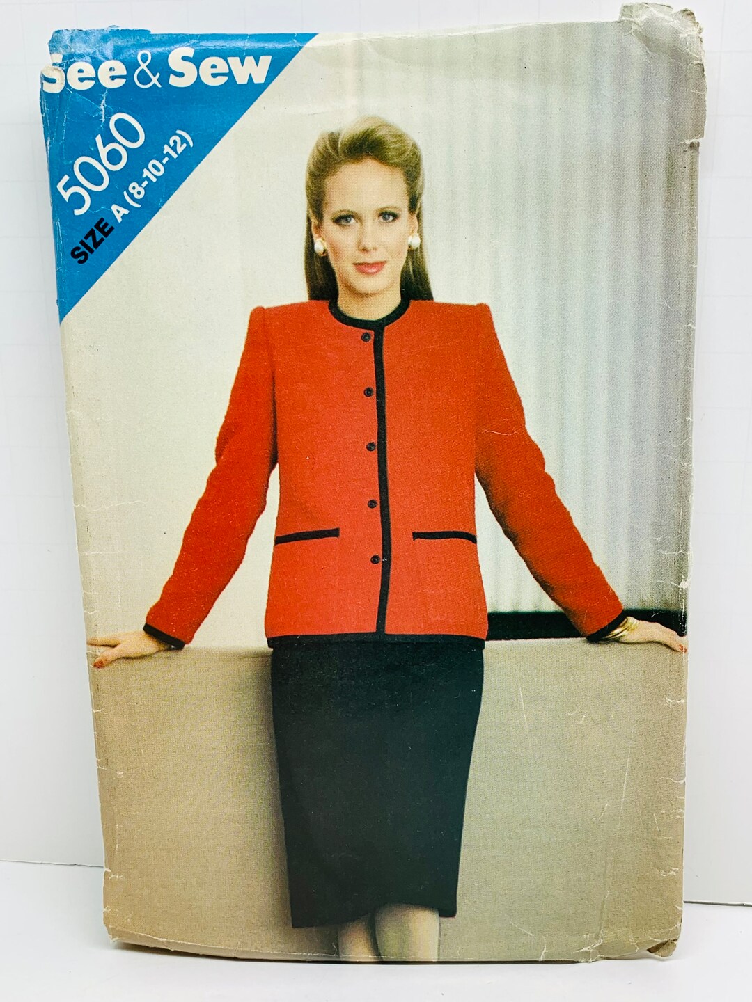 Misses Jacket and Skirt Sewing Pattern Women’s Suit Butterick See and ...