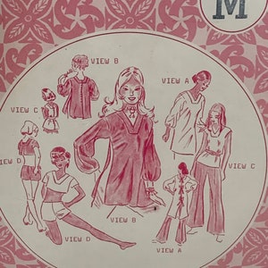 Patterns Pacifica 5018 Misses Dress Tunic and Tops in different lengths Sewing Pattern Vintage 60s 70s Size Medium Bust 34-36 UNCUT FF