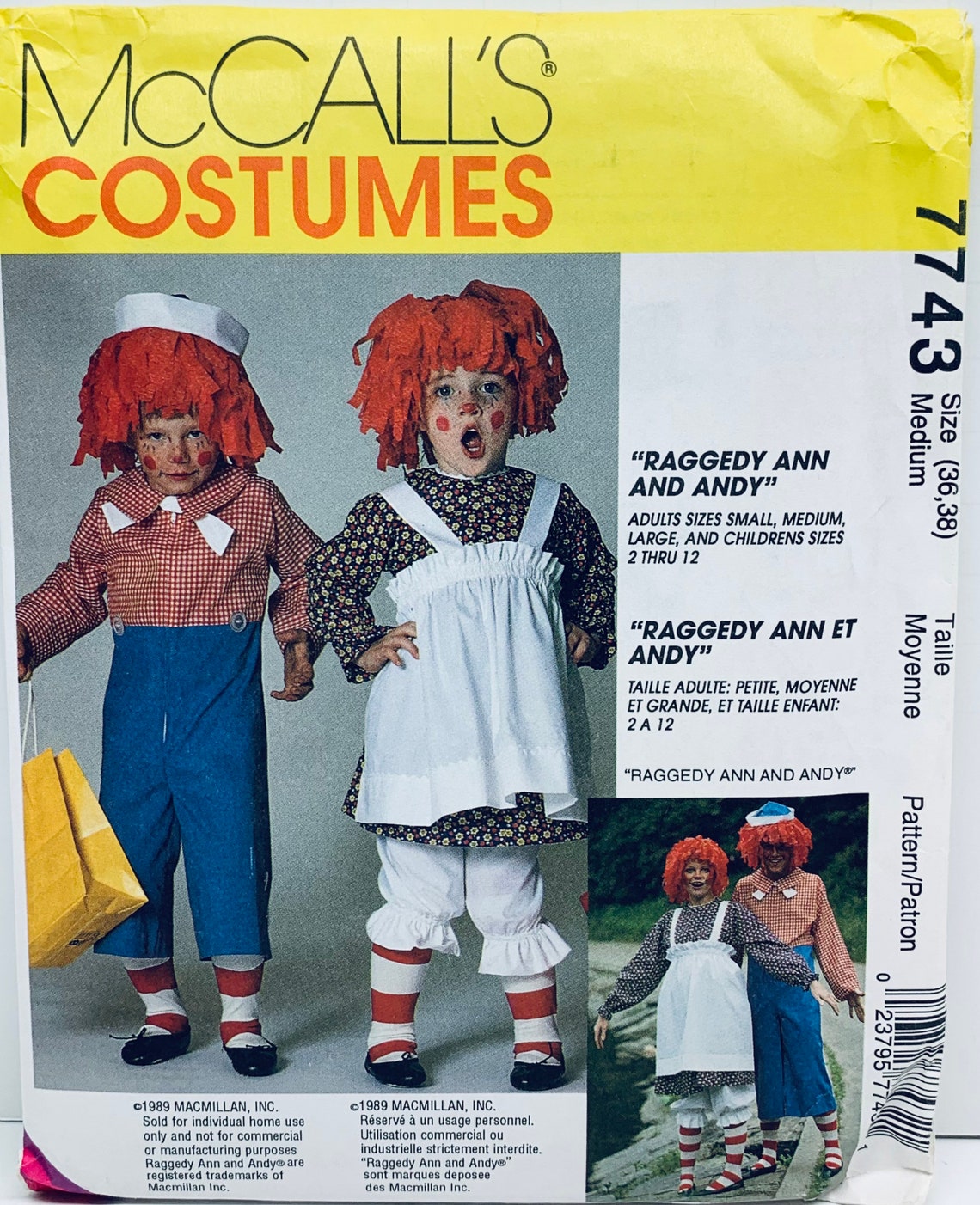 Adult Raggedy Ann and Andy Dolls Halloween Costumes Sewing - Etsy