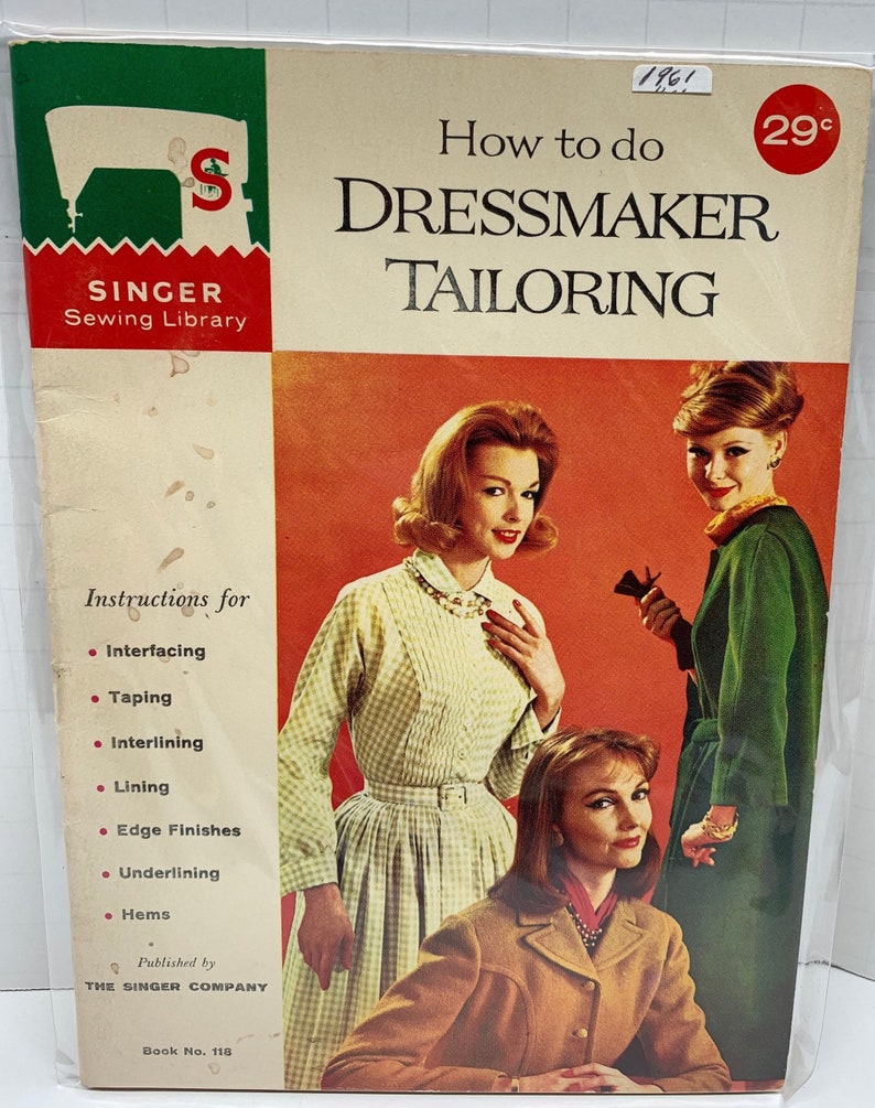 Vintage Singer Sewing Instructions Booklets Books 1960s Choose Etsy