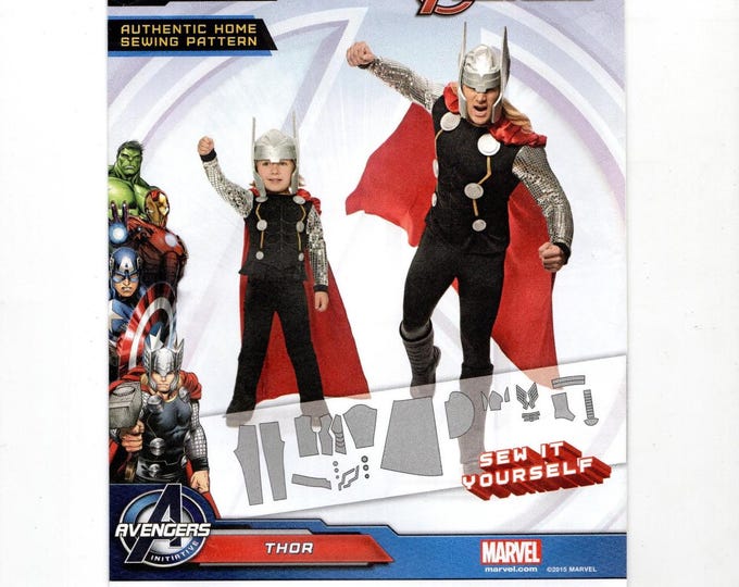 Thor Costume Sewing Pattern: Simplicity 1038, Avengers, Adult & Kids ...