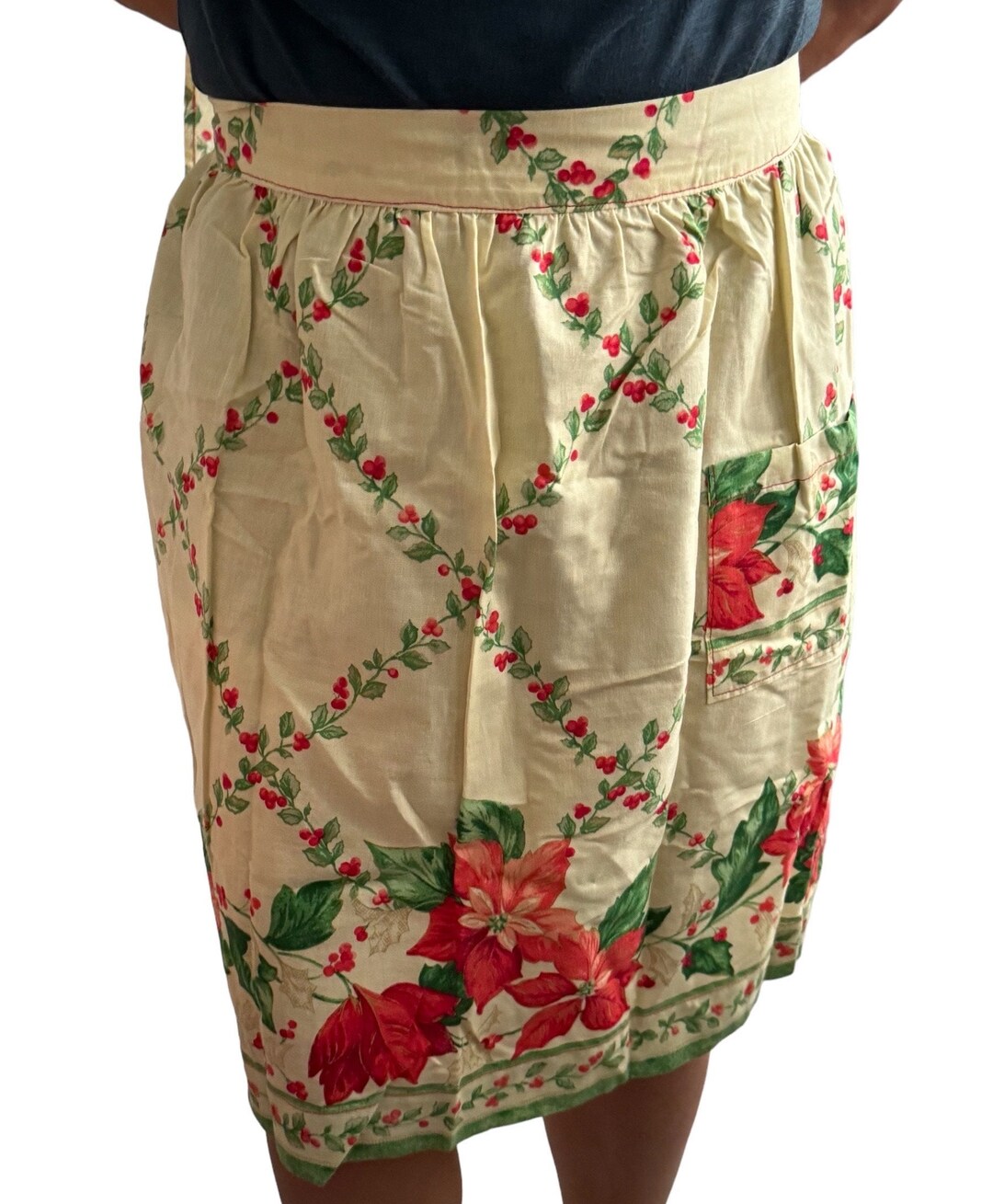 Vintage apron with Tassels 
