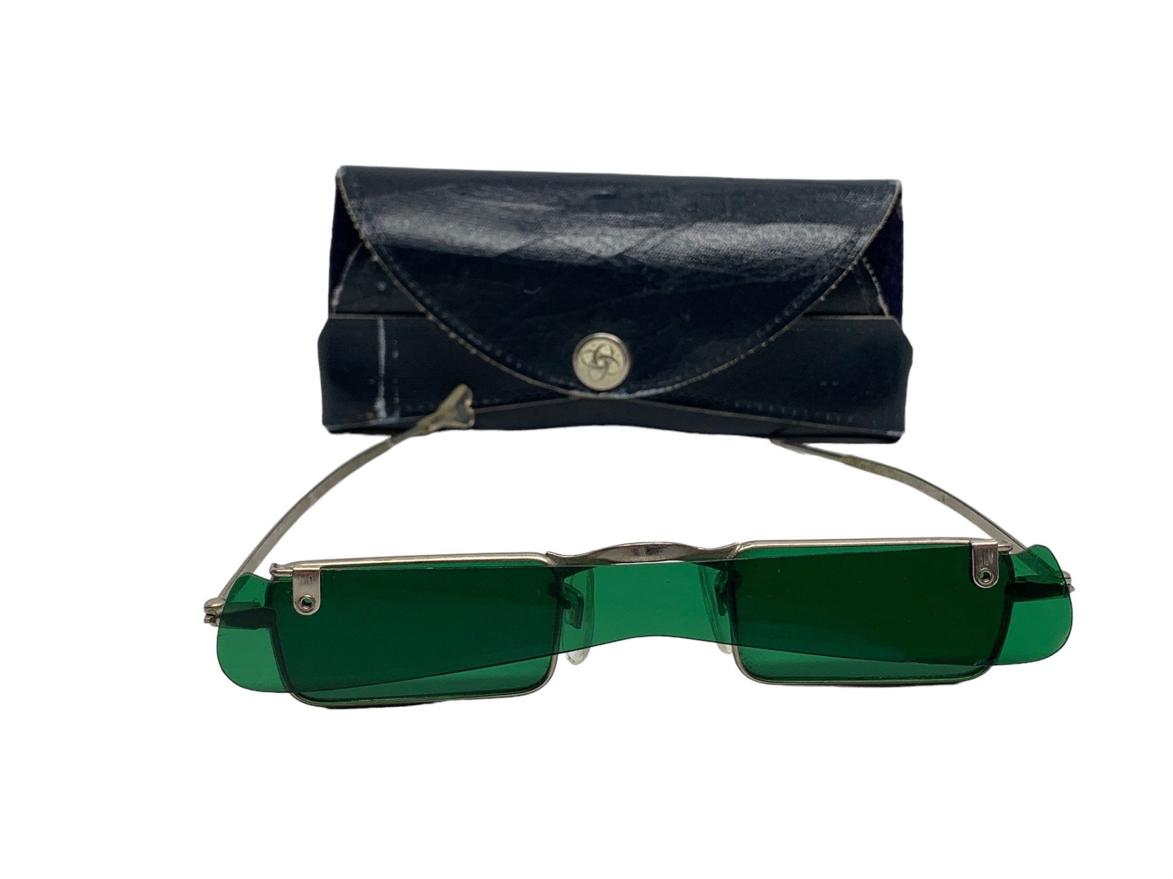 Vintage 1960s Flip up Green Sunglasses Penny Lane John Lennon Groovy Beatles Made in Japan Etsy