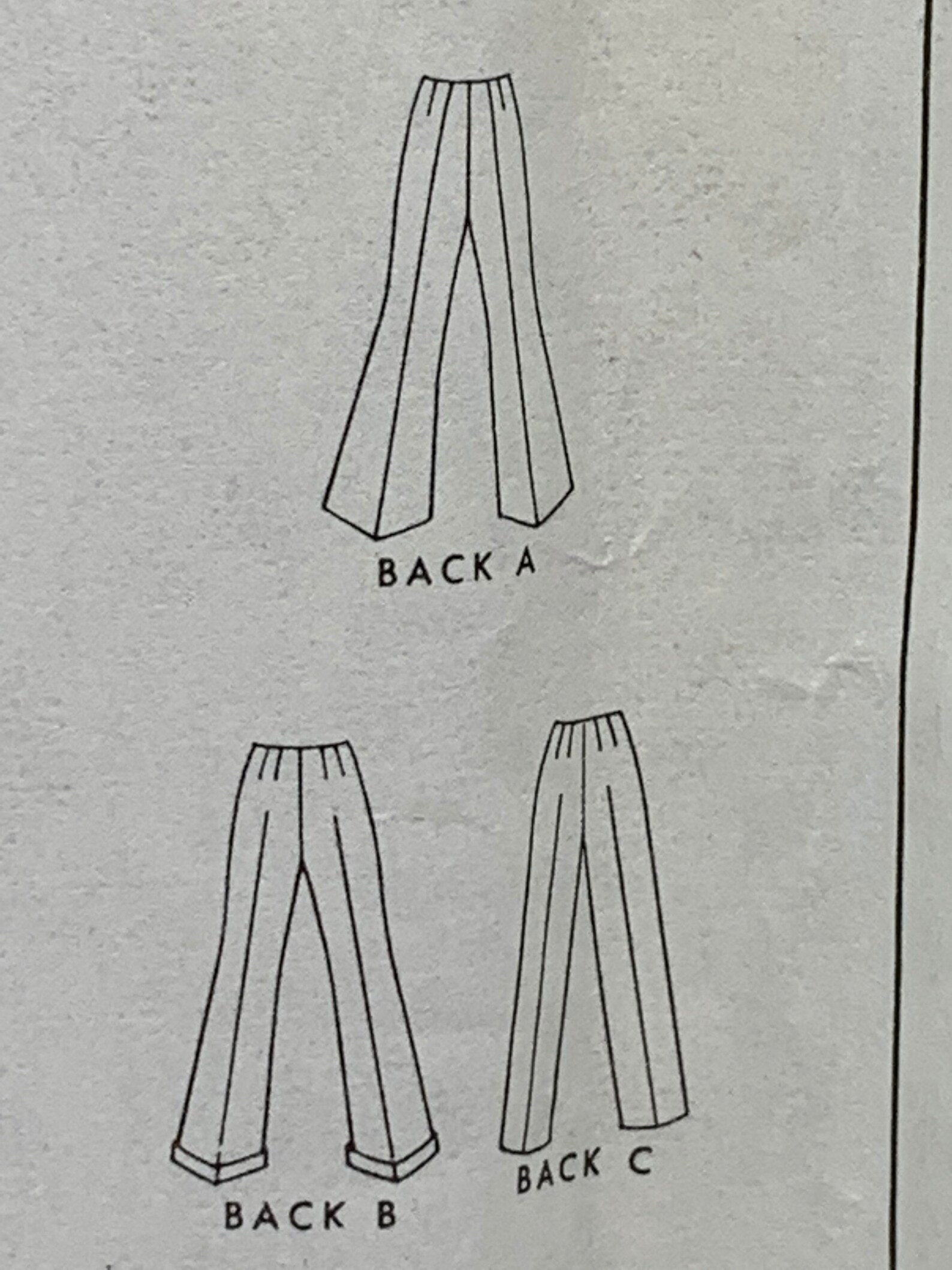 Vintage Pants Slacks Sewing Pattern Mccalls 9517 Tailored Etsy