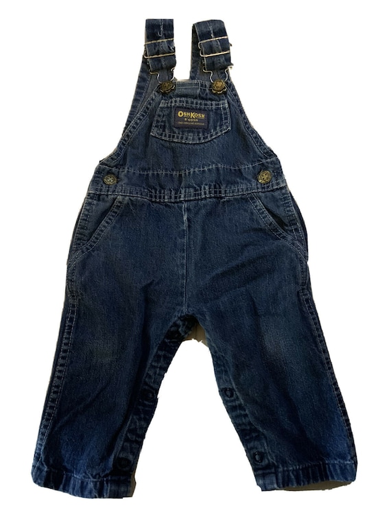 VTG Oshkosh B’gosh Vestbak Denim Overalls Bib 18 … - image 1