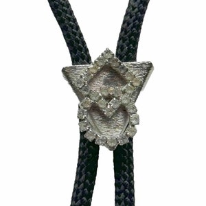 Vintage Rhinestone BOLO Tie Western Wear Circa 1970s