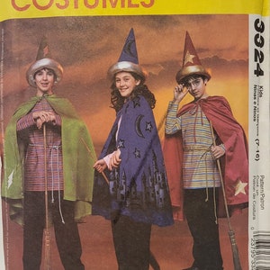 Boys and Girls Wizard Halloween Costumes Mccalls 3324 255 Sewing ...