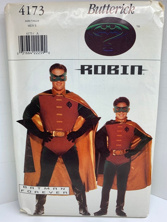 Adult or Child Batman Forever Robin Halloween Costume Etsy