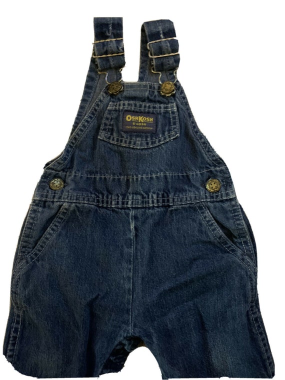 VTG Oshkosh B’gosh Vestbak Denim Overalls Bib 18 … - image 2